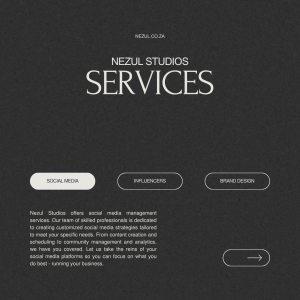 Dark Grey Typographic Marketing Services Carousel Instagram Post